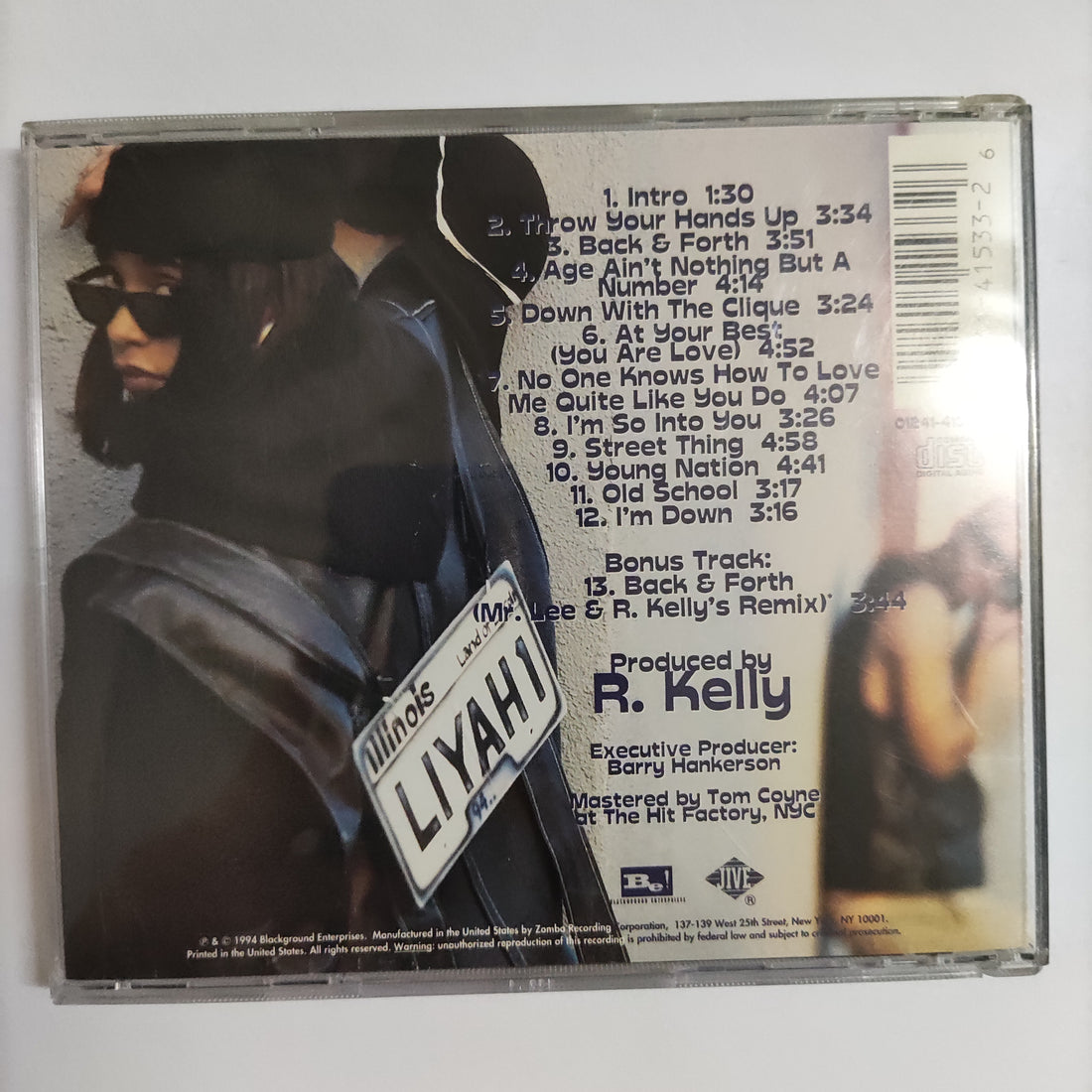 ซีดี Aaliyah - Age Ain't Nothing But A Number CD NM or M-