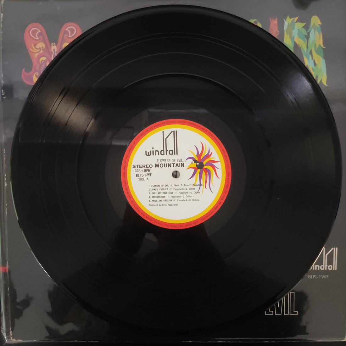 แผ่นเสียง Mountain - Flowers Of Evil Vinyl VG+