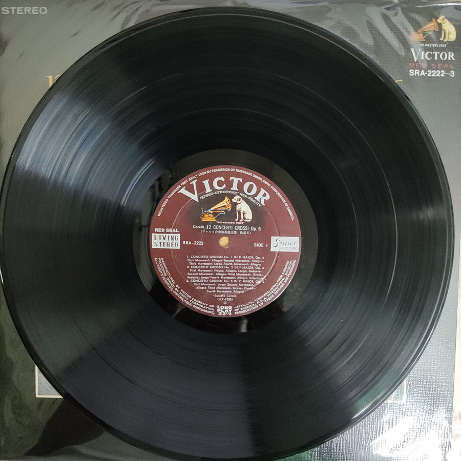 แผ่นเสียง Corelli - 12 Concerti Grossi Op.6 Societá Corelli Vinyl VG+ 2LPs