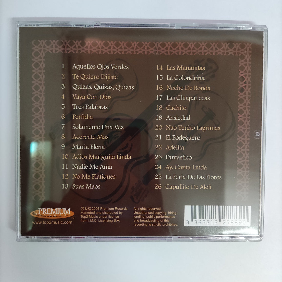 ซีดี Various - The Hi-Fi Sound Of Latin Guitar V Melchior CD NM