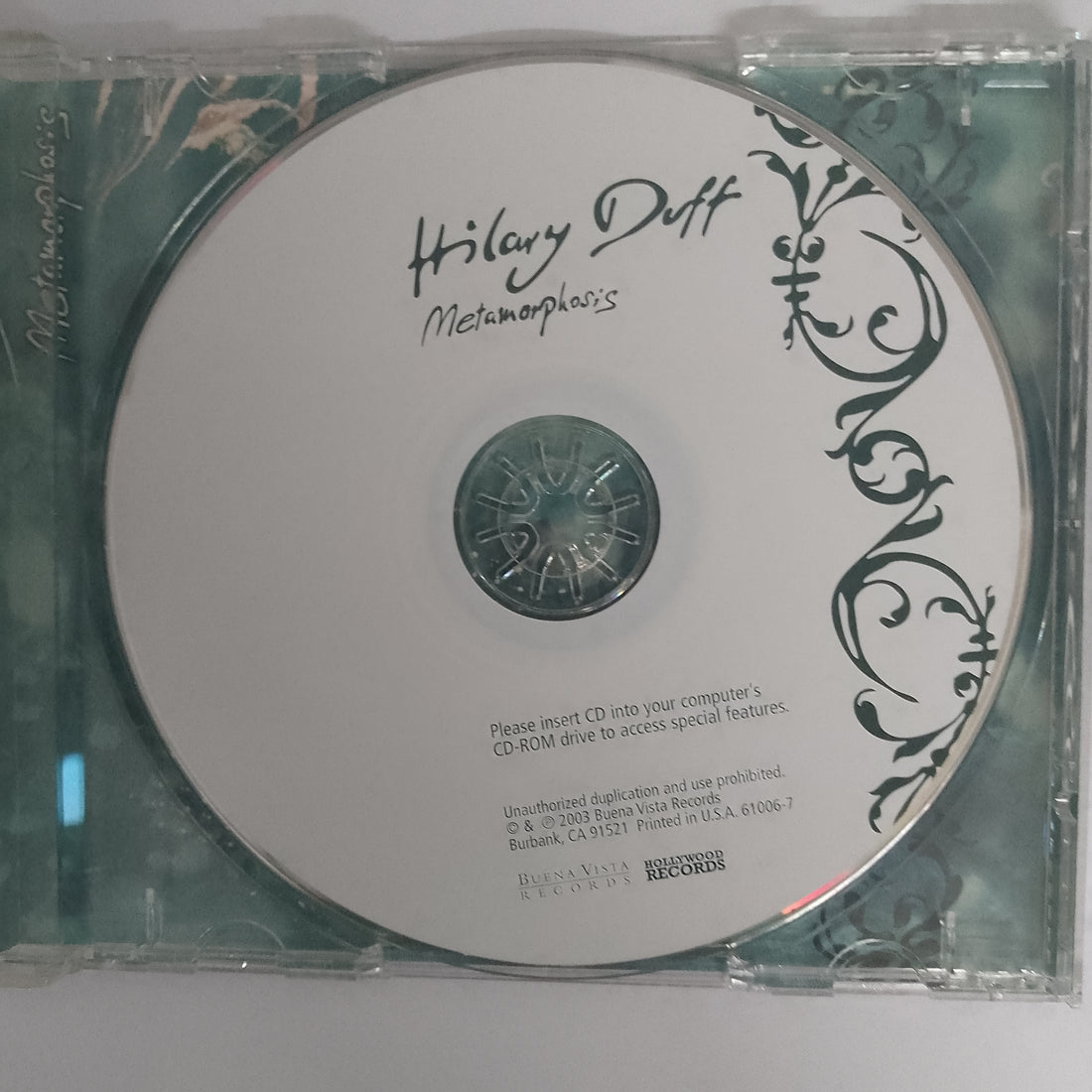 ซีดี Hilary Duff - Metamorphosis CD VG+
