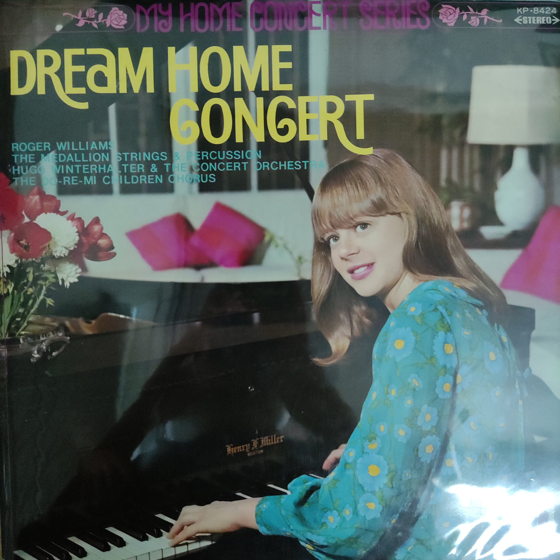 แผ่นเสียง Various - My Home Concert Series Dream Home Concert Vinyl VG+ แผ่นสีแดง