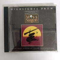ซีดี Alain Boublil & Claude-Michel Schönberg - Highlights From Miss Saigon CD VG+