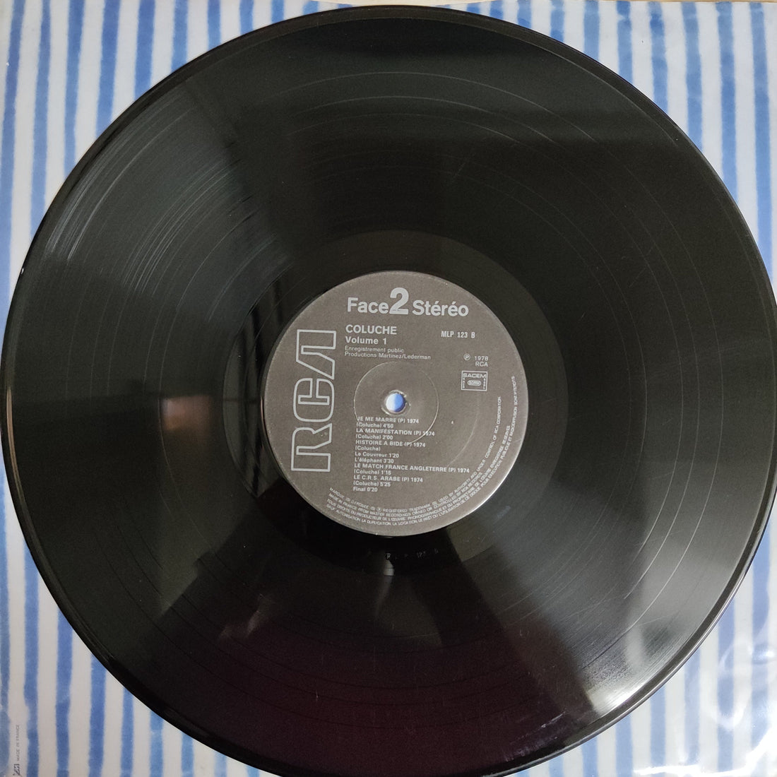 แผ่นเสียง Coluche – Enregistrement Public Vol. 1 Vinyl VG+