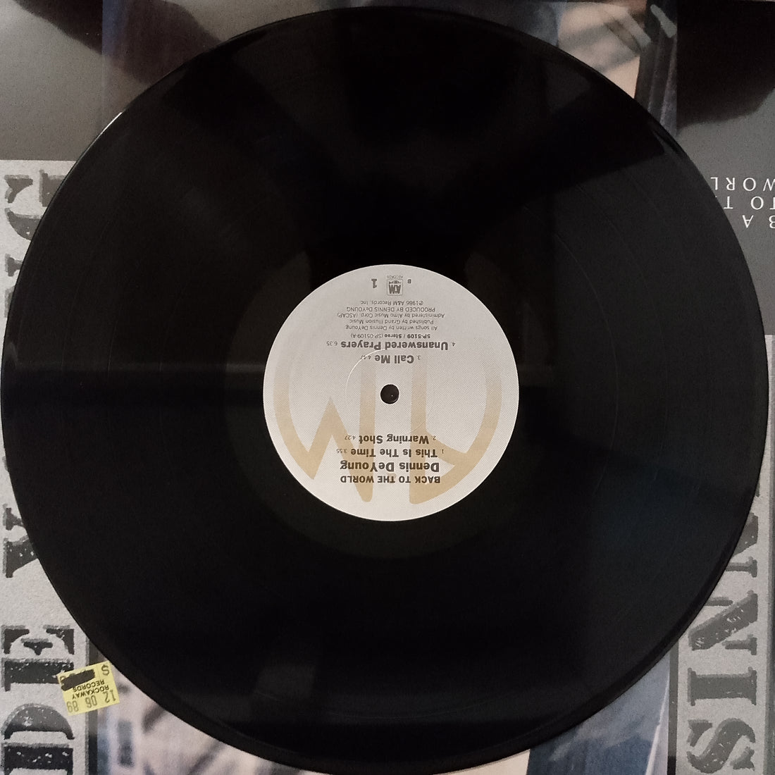 แผ่นเสียง Dennis DeYoung - Back To The World Vinyl VG+