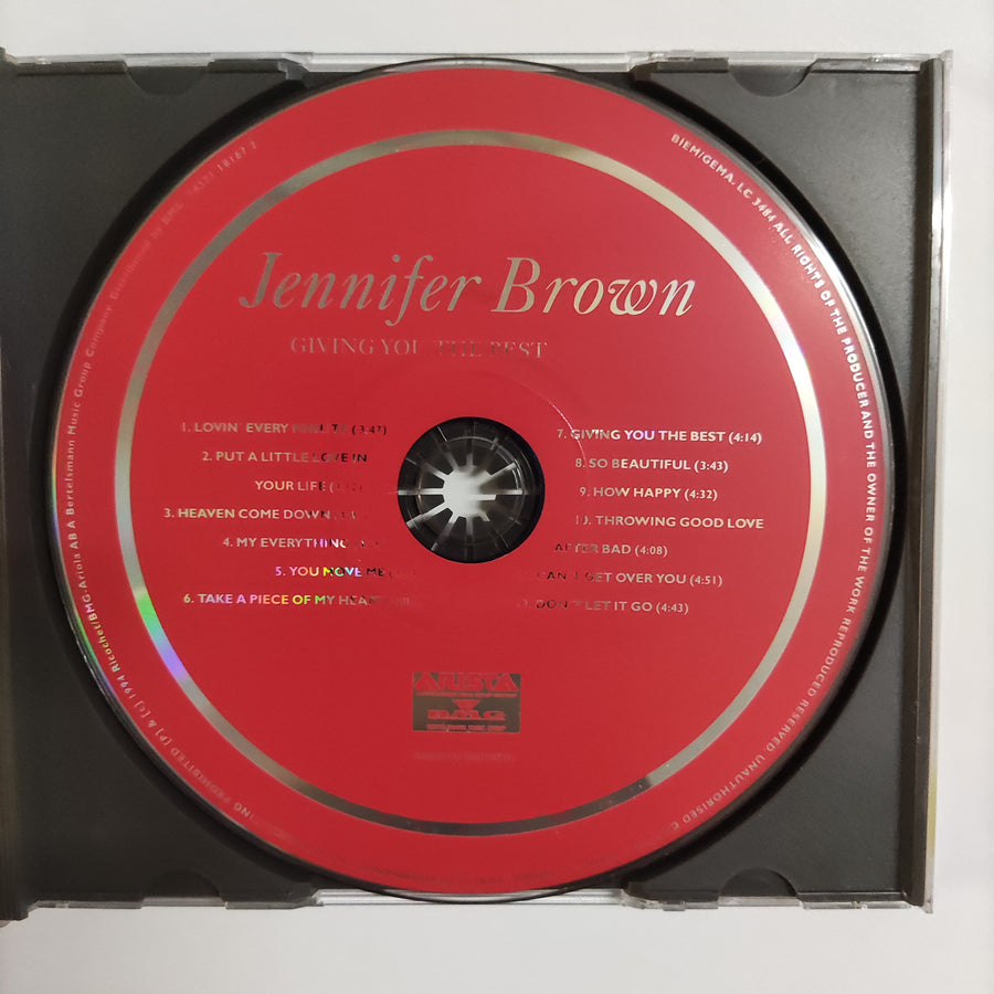 ซีดี Jennifer Brown - Giving You The Best CD NM or M-