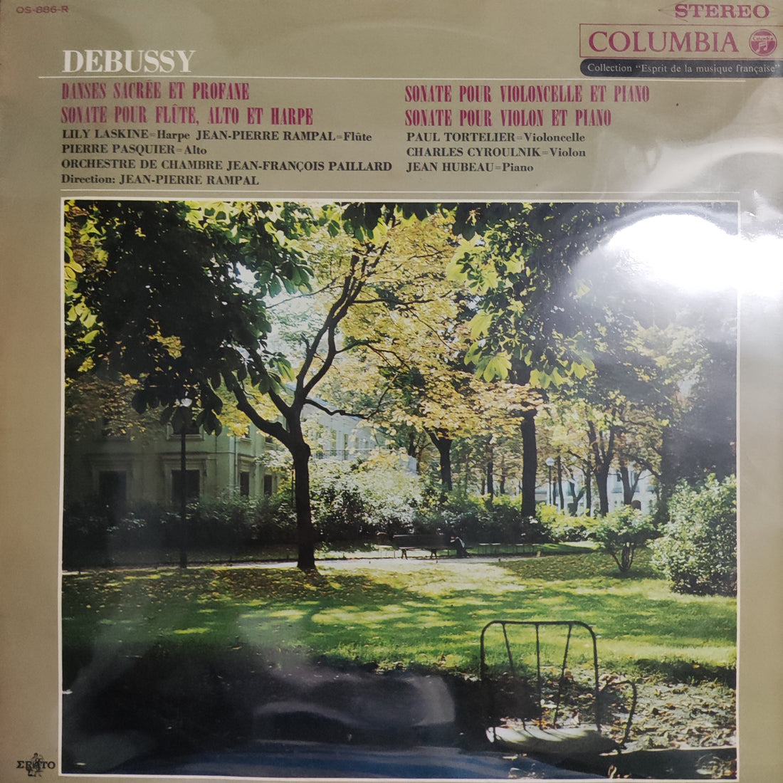 แผ่นเสียง Claude Debussy - Sonate Pour Violoncelle Et Piano / Sonate Pour Violon Et Piano Vinyl VG+