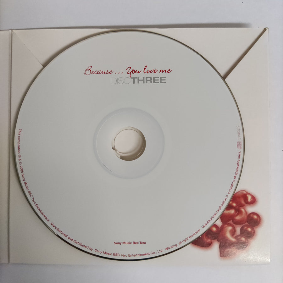 ซีดี Various - A Timeless Collection Of The Greatest Love Songs Because You Love Me CD NM 3CDs