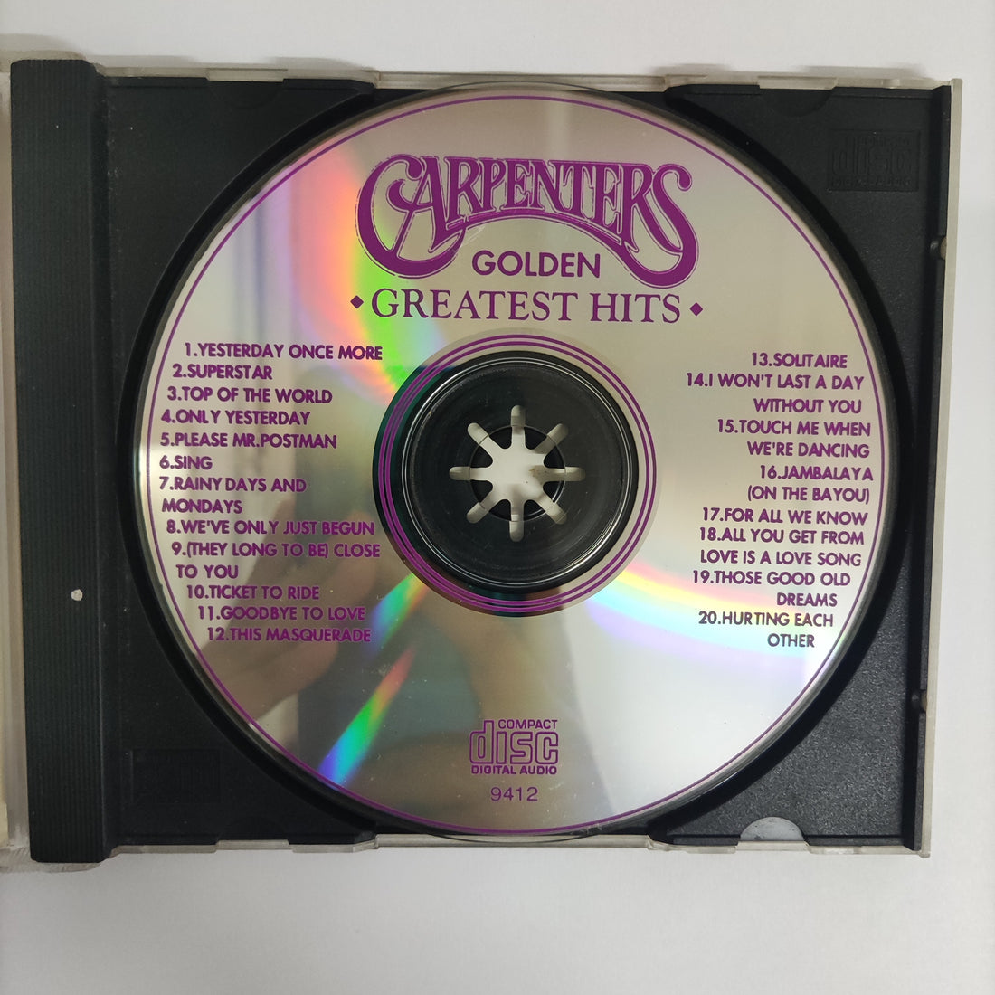 ซีดี Carpenters - Golden Greatest Hits CD VG