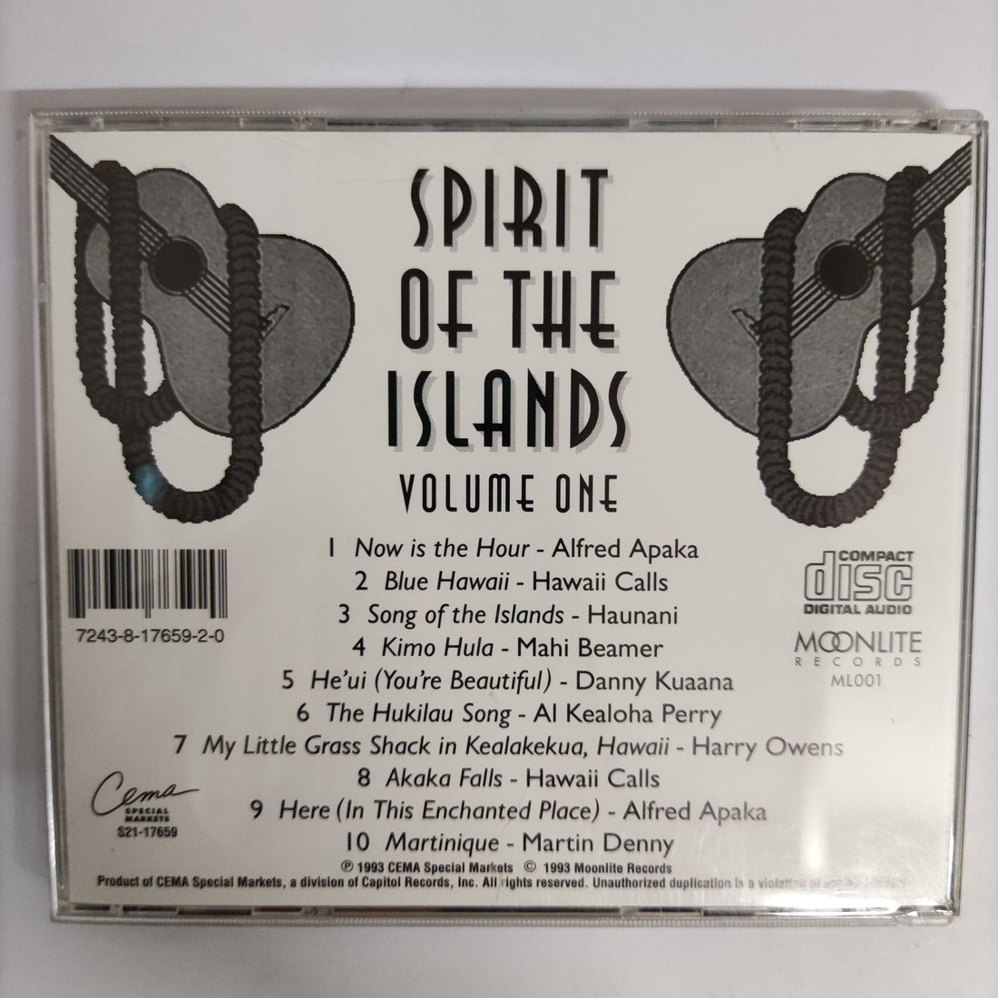 ซีดี Various - Spirit Of The Islands Vol.1 CD VG+