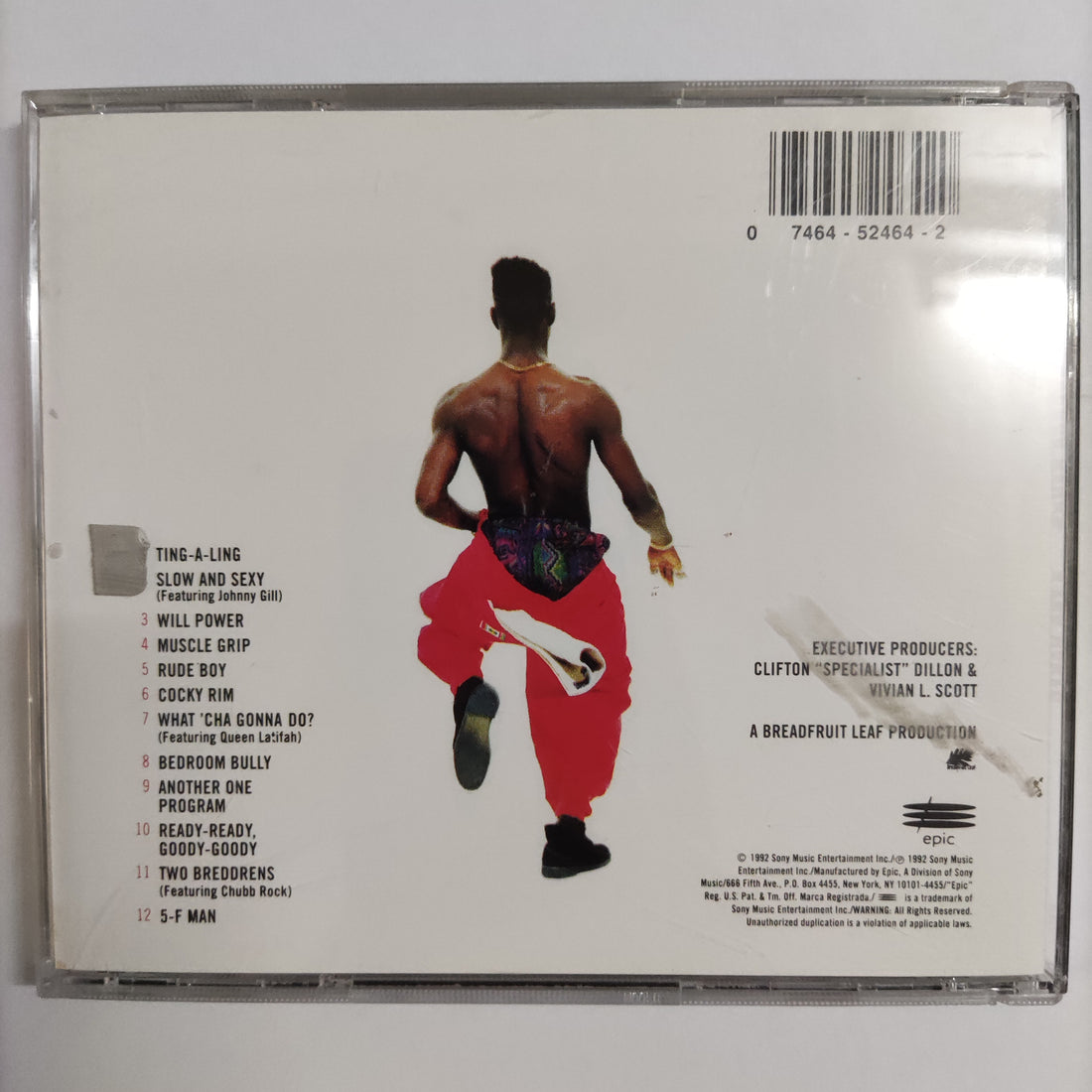 ซีดี Shabba Ranks - X-Tra Naked CD VG+