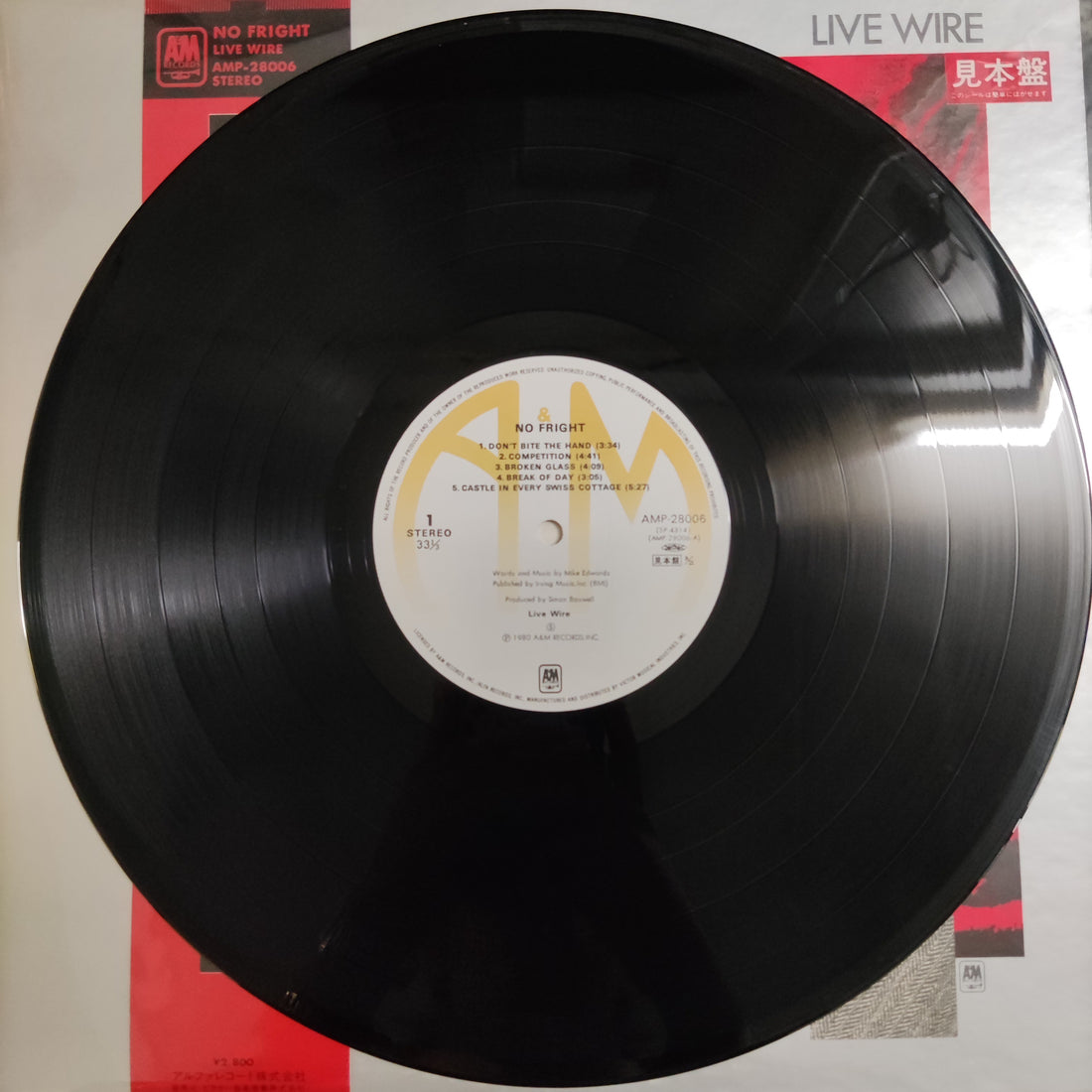 แผ่นเสียง Live Wire - No Fright Vinyl VG+