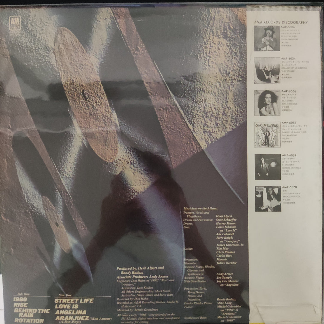 แผ่นเสียง Herb Alpert - Rise Vinyl VG+