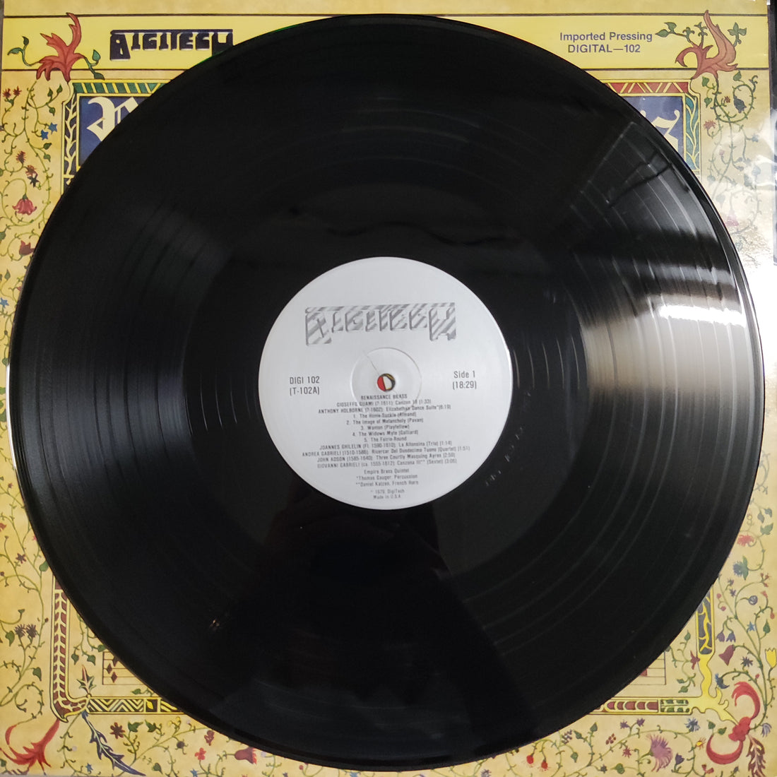 แผ่นเสียง Empire Brass Quintet - Renaissance Brass Vinyl VG+