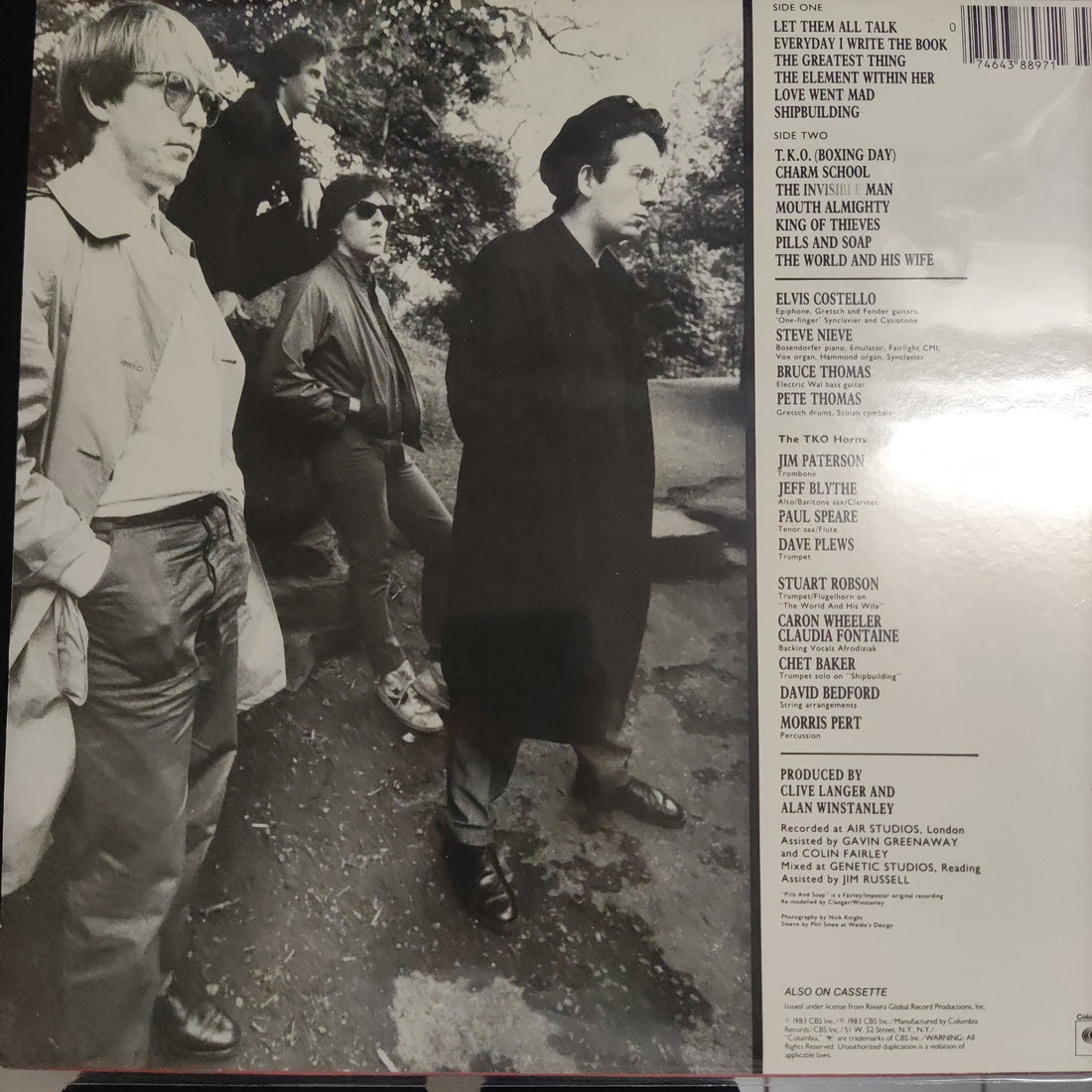 แผ่นเสียง Elvis Costello & The Attractions - Punch The Clock Vinyl VG+