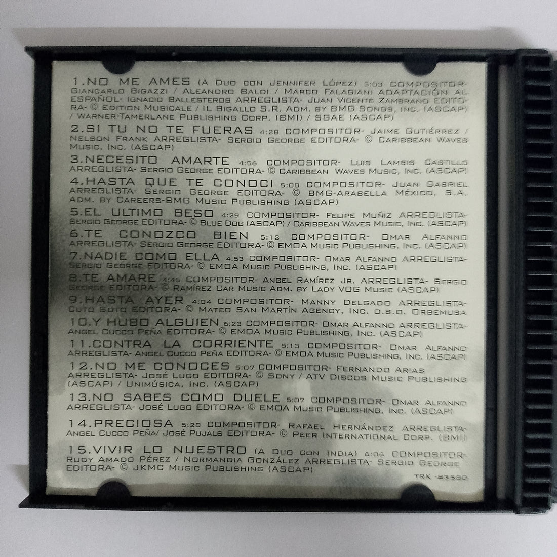 ซีดี Marc Anthony - Desde Un Principio / From The Beginning CD VG