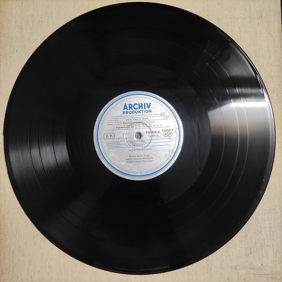 แผ่นเสียง Johann Sebastian Bach - George Frederick Handel Concerti Per L'Organo Ed Altri Stromenti Vinyl VG+ 5LPs