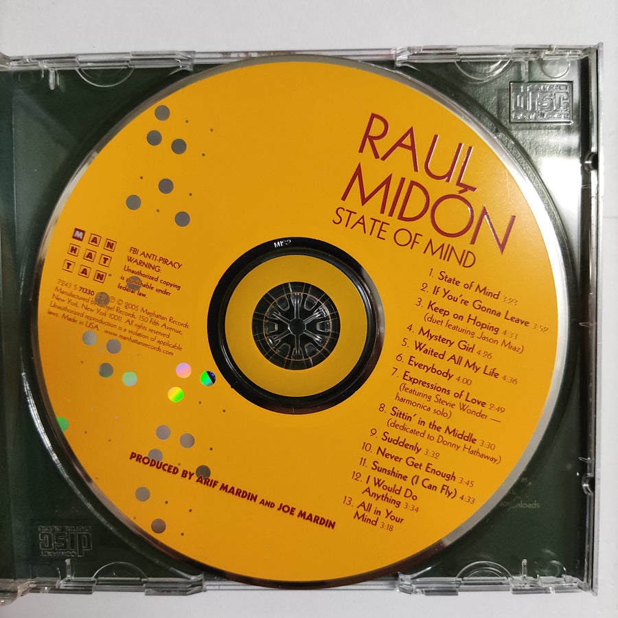 ซีดี Raul Midón - State Of Mind CD VG+