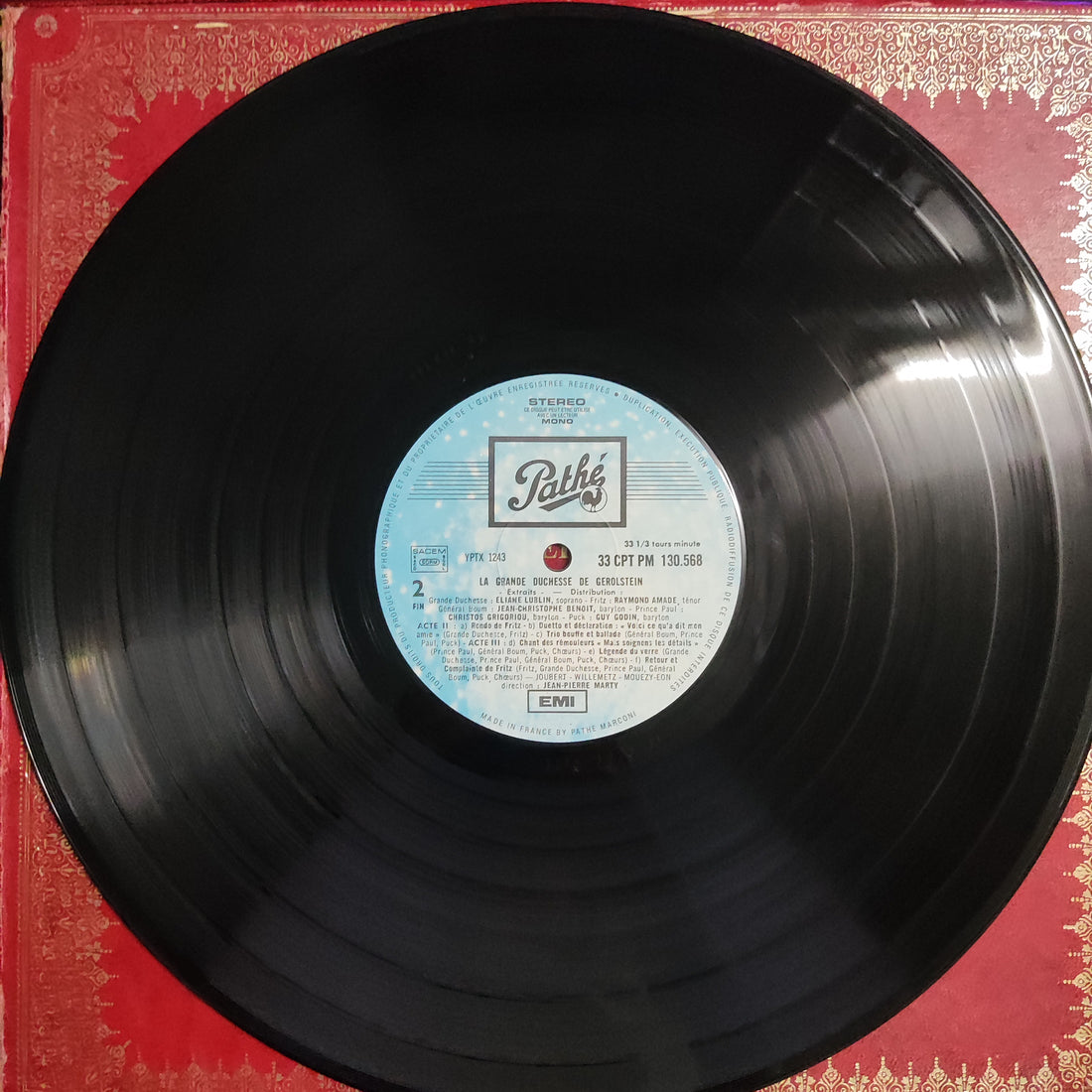 แผ่นเสียง Various - Operettes Celebres Vinyl VG+ 10LPs