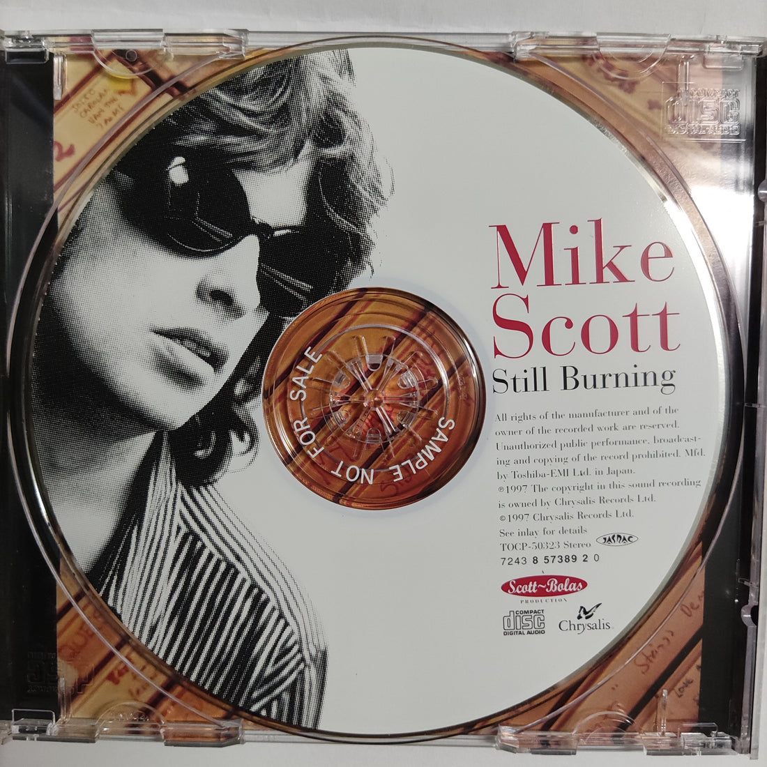 ซีดี Mike Scott - Still Burning CD VG+