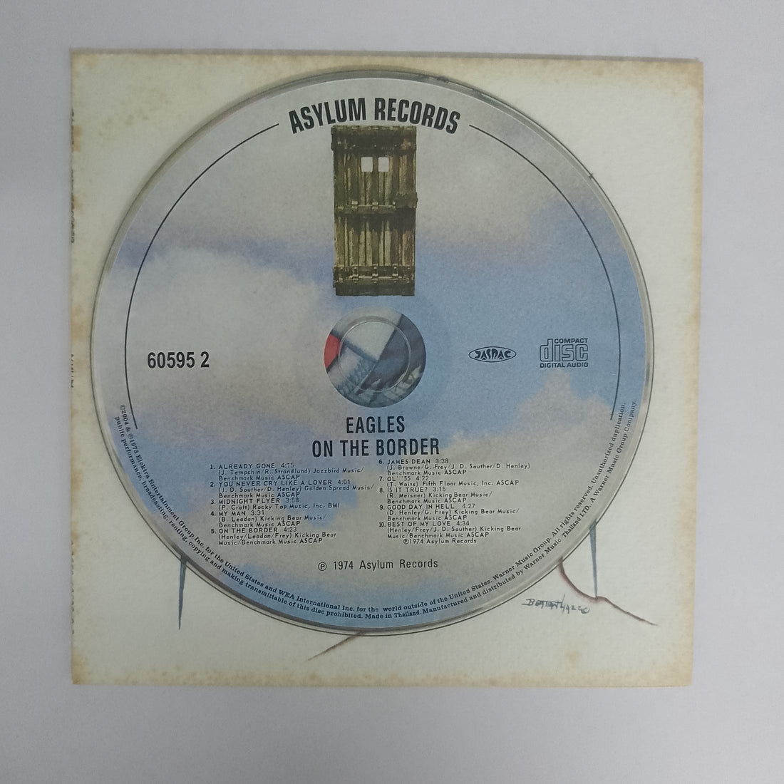 ซีดี Eagles - On The Border CD VG+