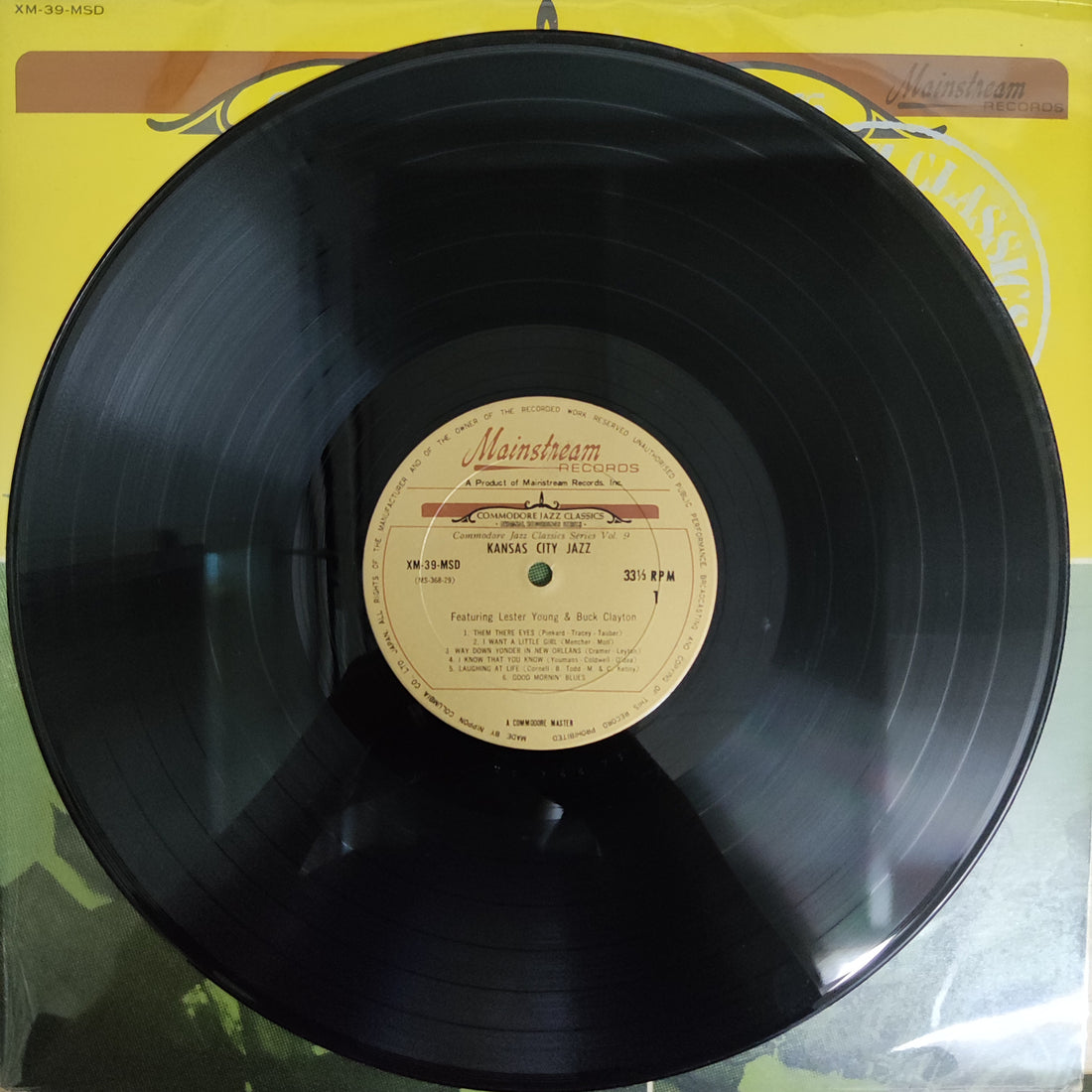 แผ่นเสียง Various - Kansas City Jazz Featuring Commodore Jazz Classics Vinyl VG+