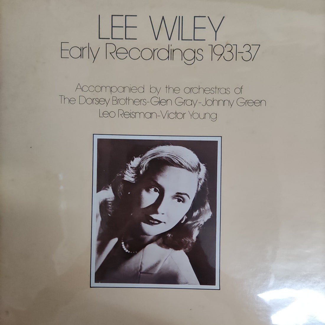 แผ่นเสียง Lee Wiley - Early Recordings 1931-37 Vinyl VG+