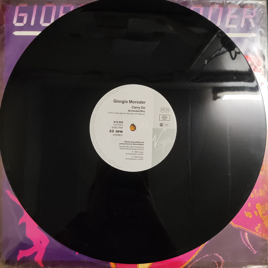 แผ่นเสียง Giorgio Moroder Featuring Donna Summer - Carry On Vinyl VG+