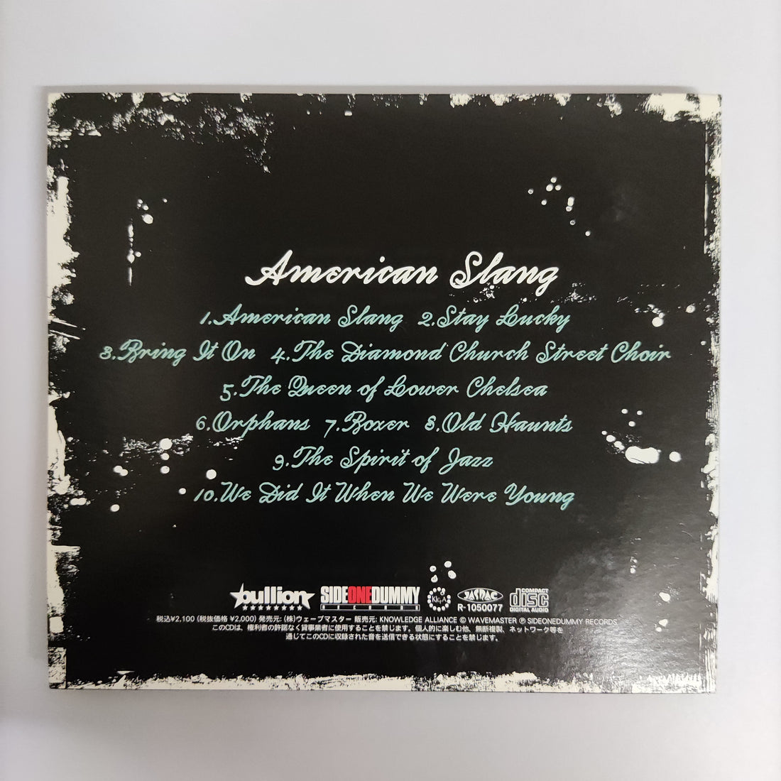 ซีดี The Gaslight Anthem - American Slang CD VG+