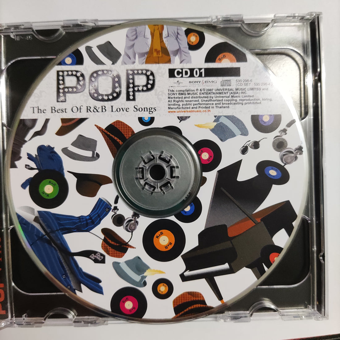 ซีดี Various - Pop The Best Of R&B Love Song CD VG+ 2CDs