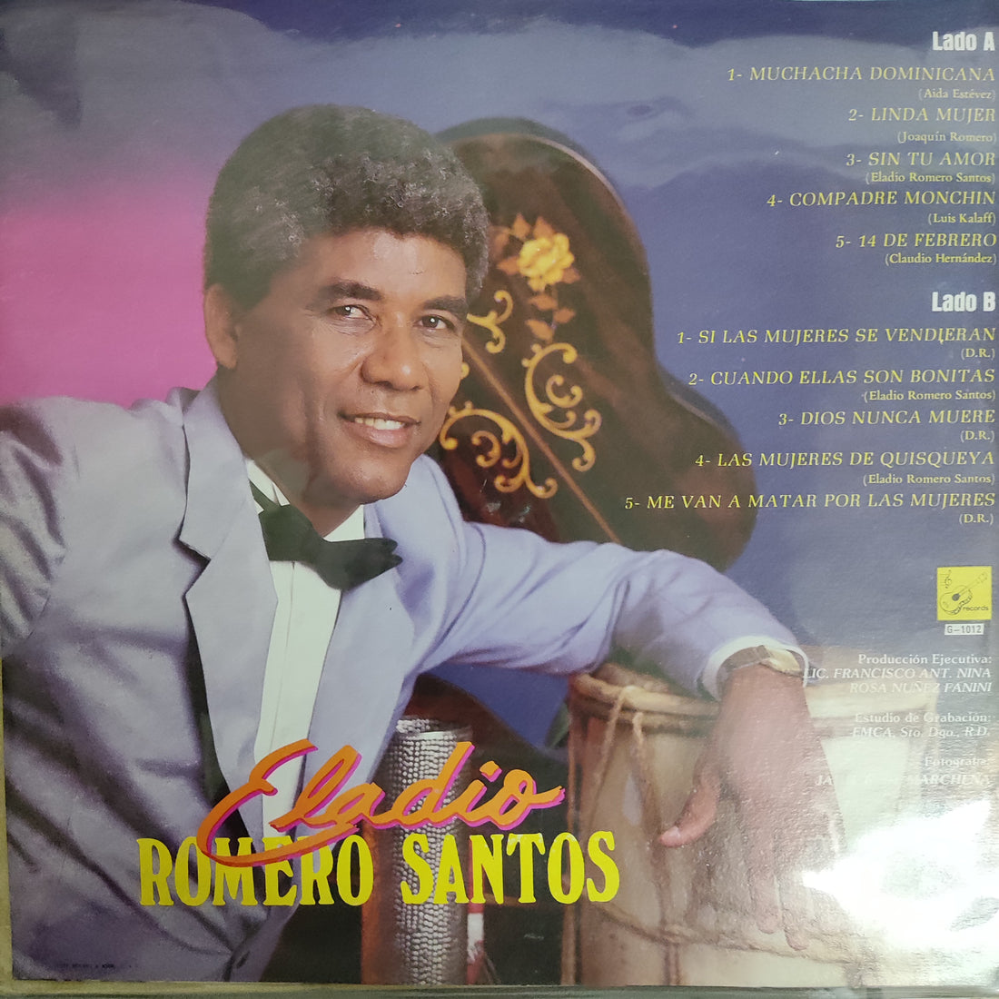 แผ่นเสียง Eladio Romero Santos - Muchacha Dominicana Vinyl VG+