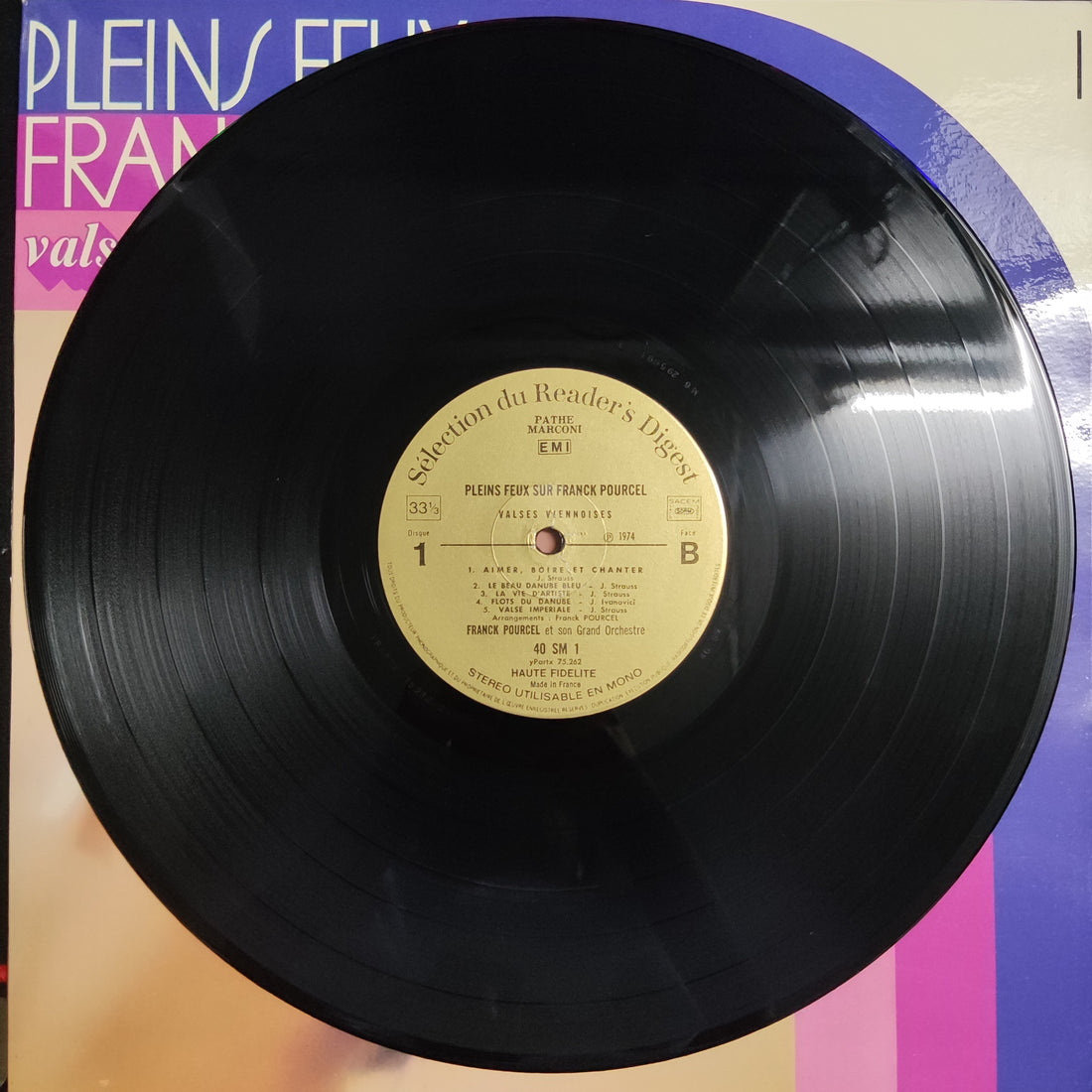 แผ่นเสียง Franck Pourcel - Pleins Feux Sur Vinyl VG+ 9LPs