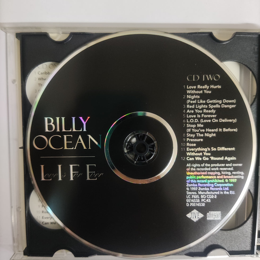 ซีดี Billy Ocean - Love Is For Ever CD VG+ 2CDs