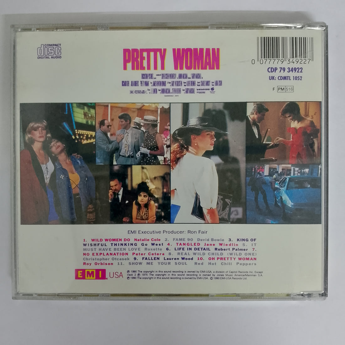 ซีดี Various - Pretty Woman Original Motion Picture Soundtrack CD VG+