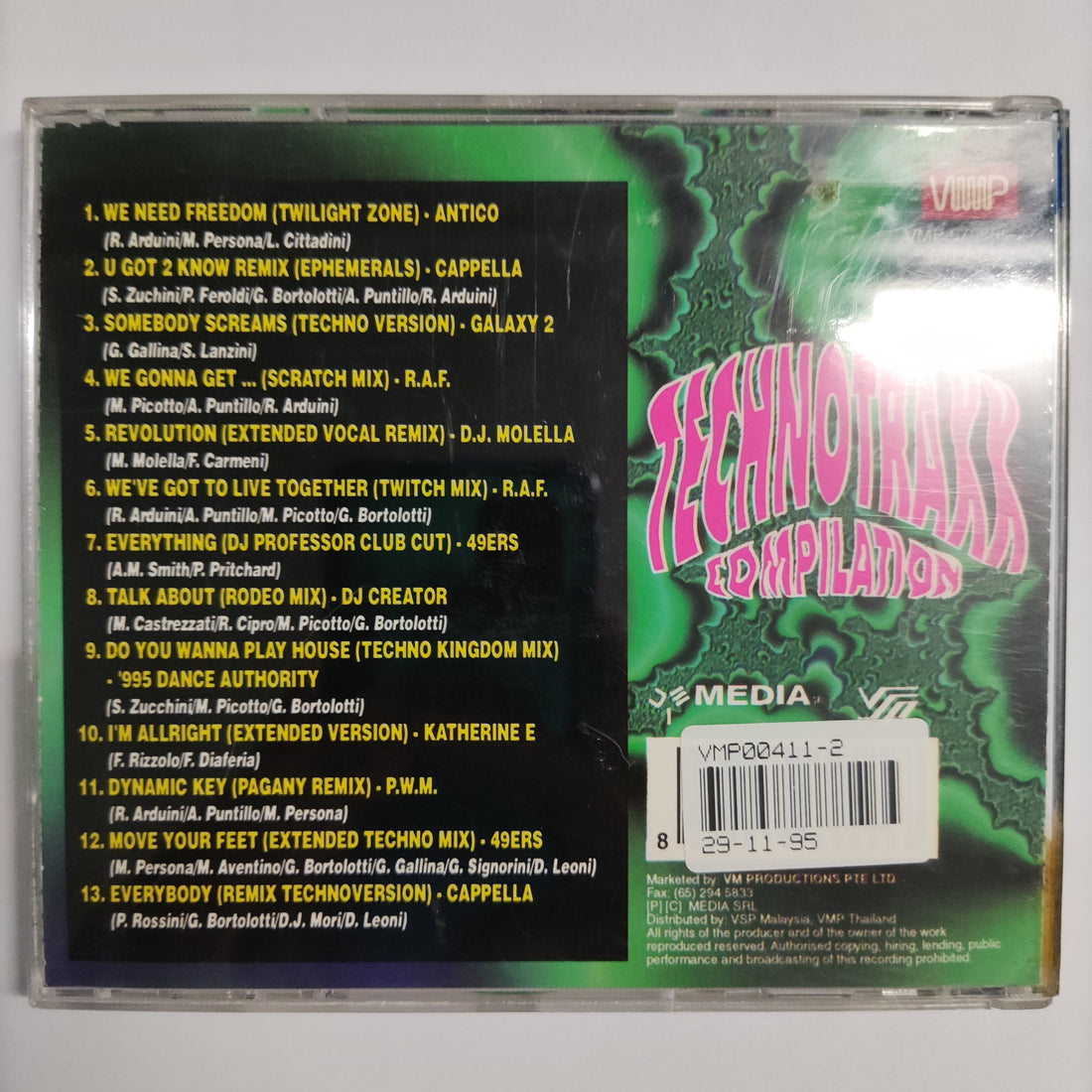 ซีดี Various - Technotraxx Compilation CD VG+