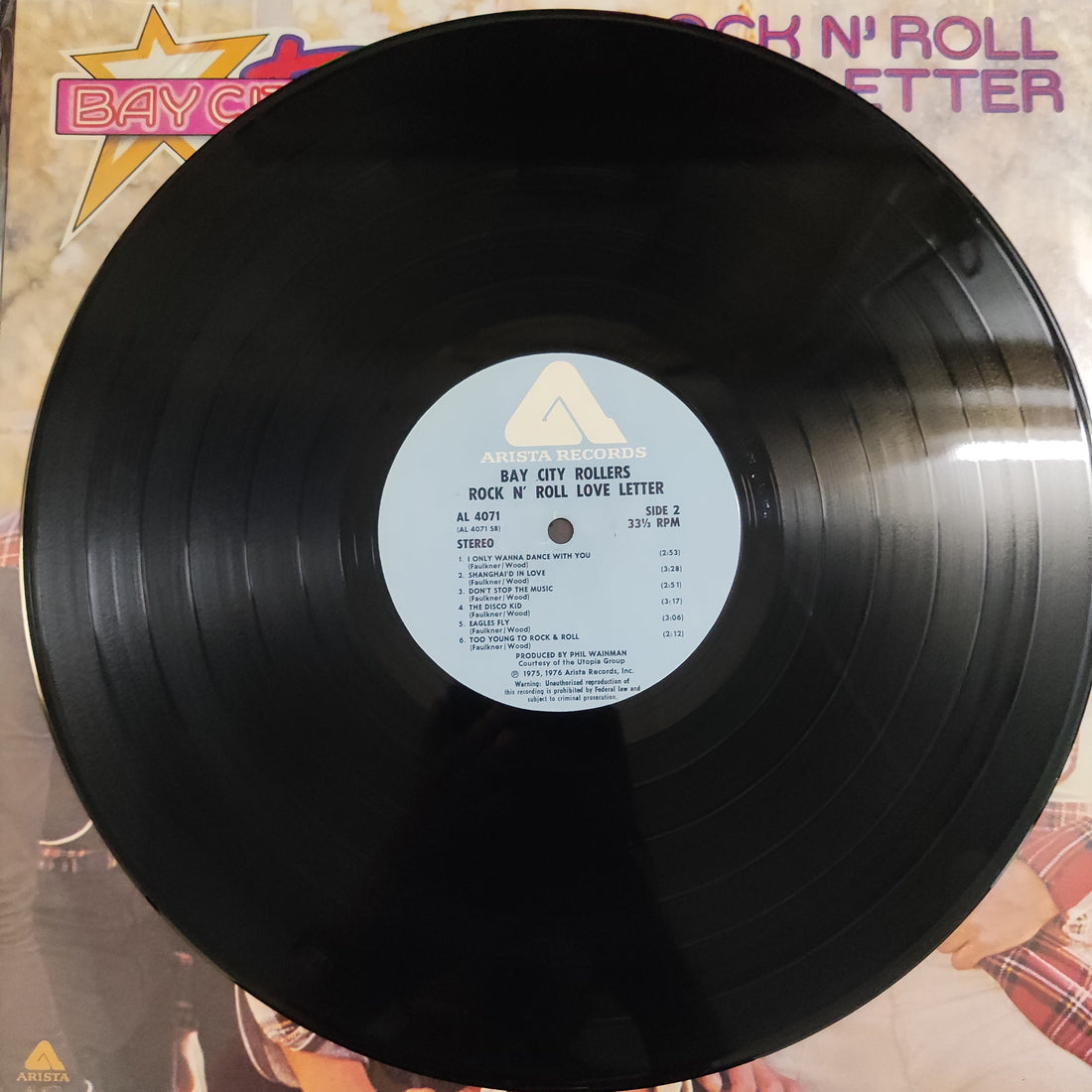 แผ่นเสียง Bay City Rollers - Rock N' Roll Love Letter Vinyl VG+