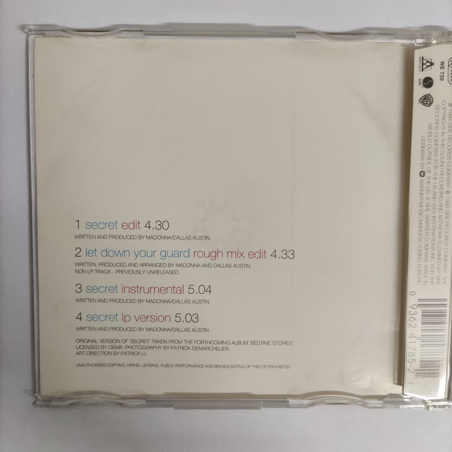 ซีดี Madonna - Secret CD VG+