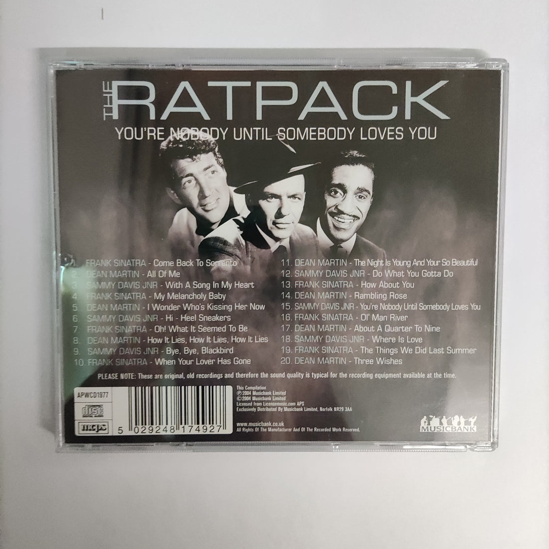 ซีดี The Rat Pack Volume 1 CD NM 6CDs