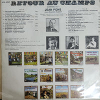 แผ่นเสียง Jean Pons - Retour Au Champs Et Son Ensemble Régional Vinyl VG+