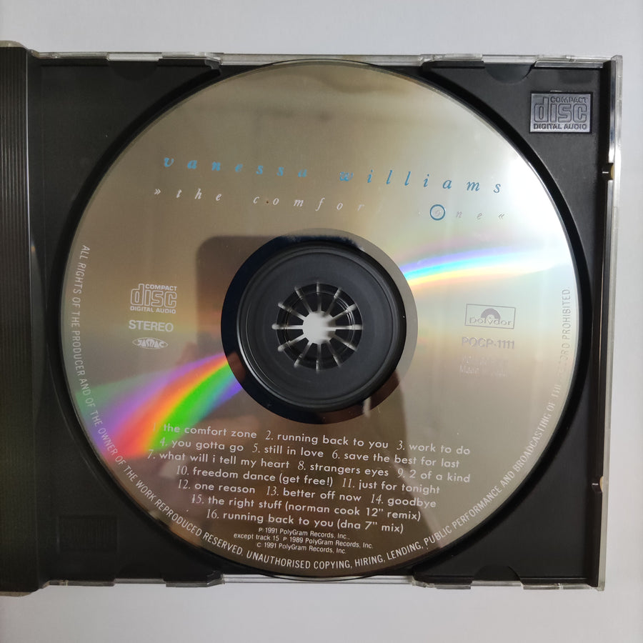 ซีดี Vanessa Williams - The Comfort Zone CD VG+