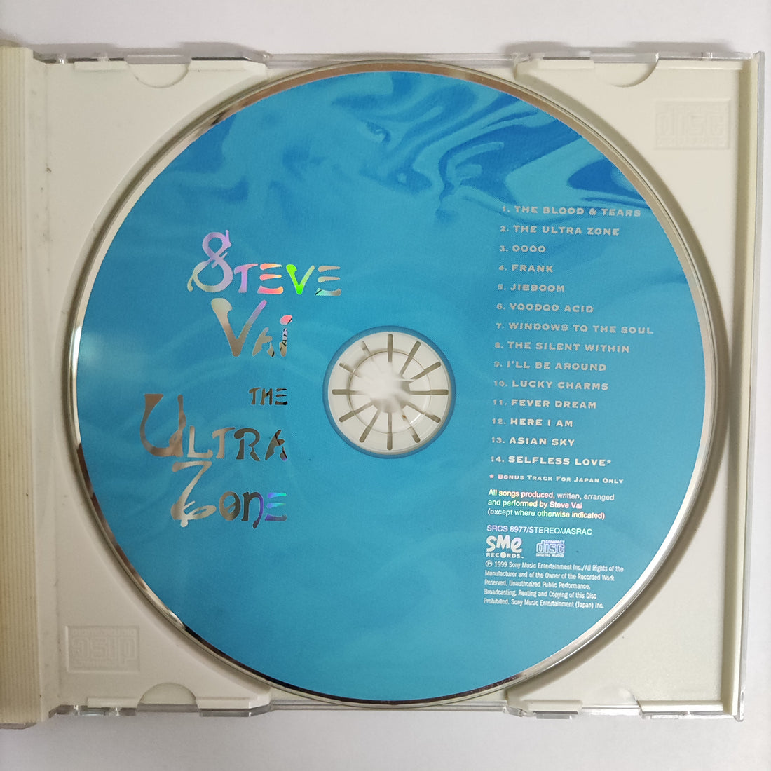 ซีดี Steve Vai - The Ultra Zone CD VG+