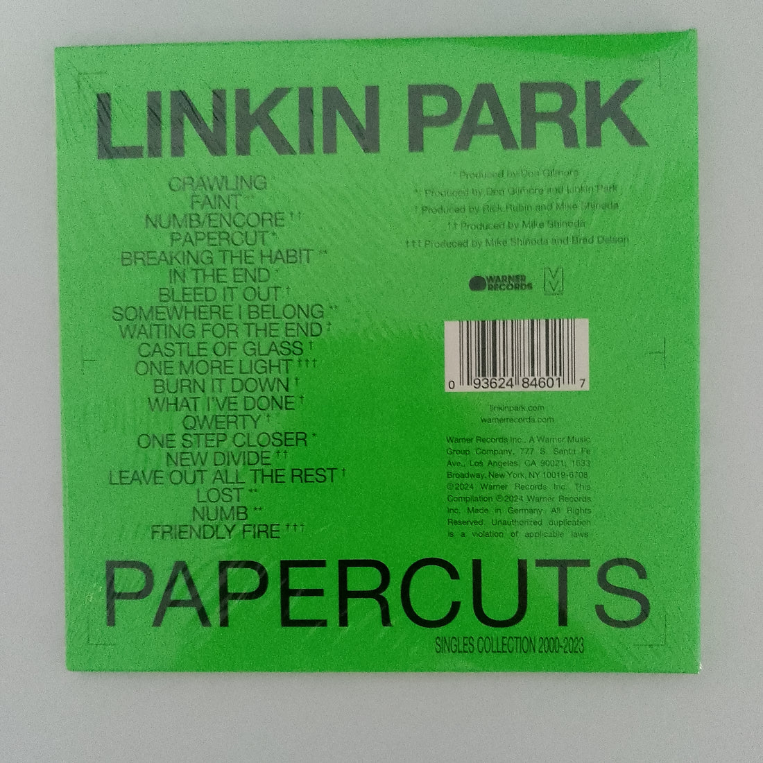 ซีดี Linkin Park - Papercuts CD M