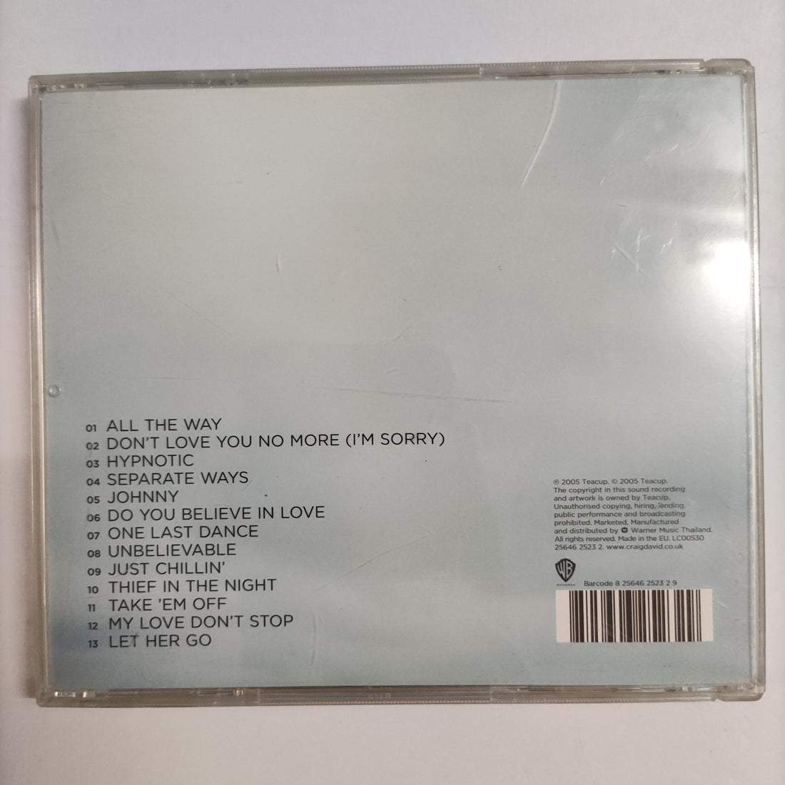 ซีดี Craig David - The Story Goes... CD VG+