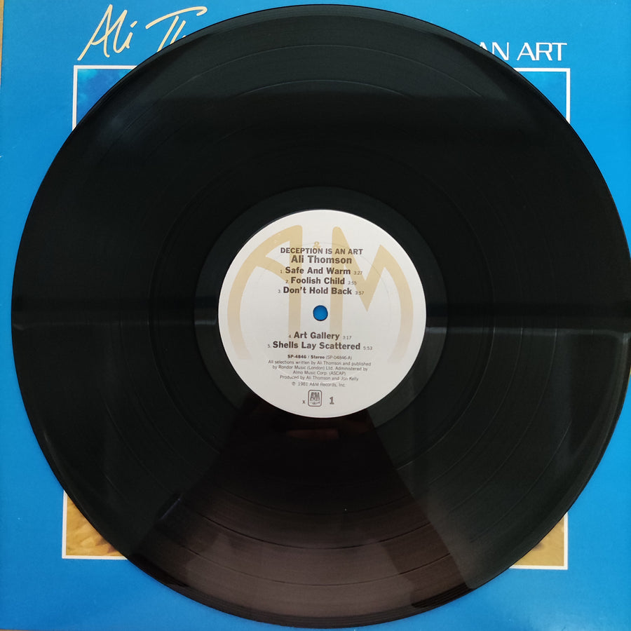 แผ่นเสียง Ali Thomson - Deception Is An Art Vinyl VG+