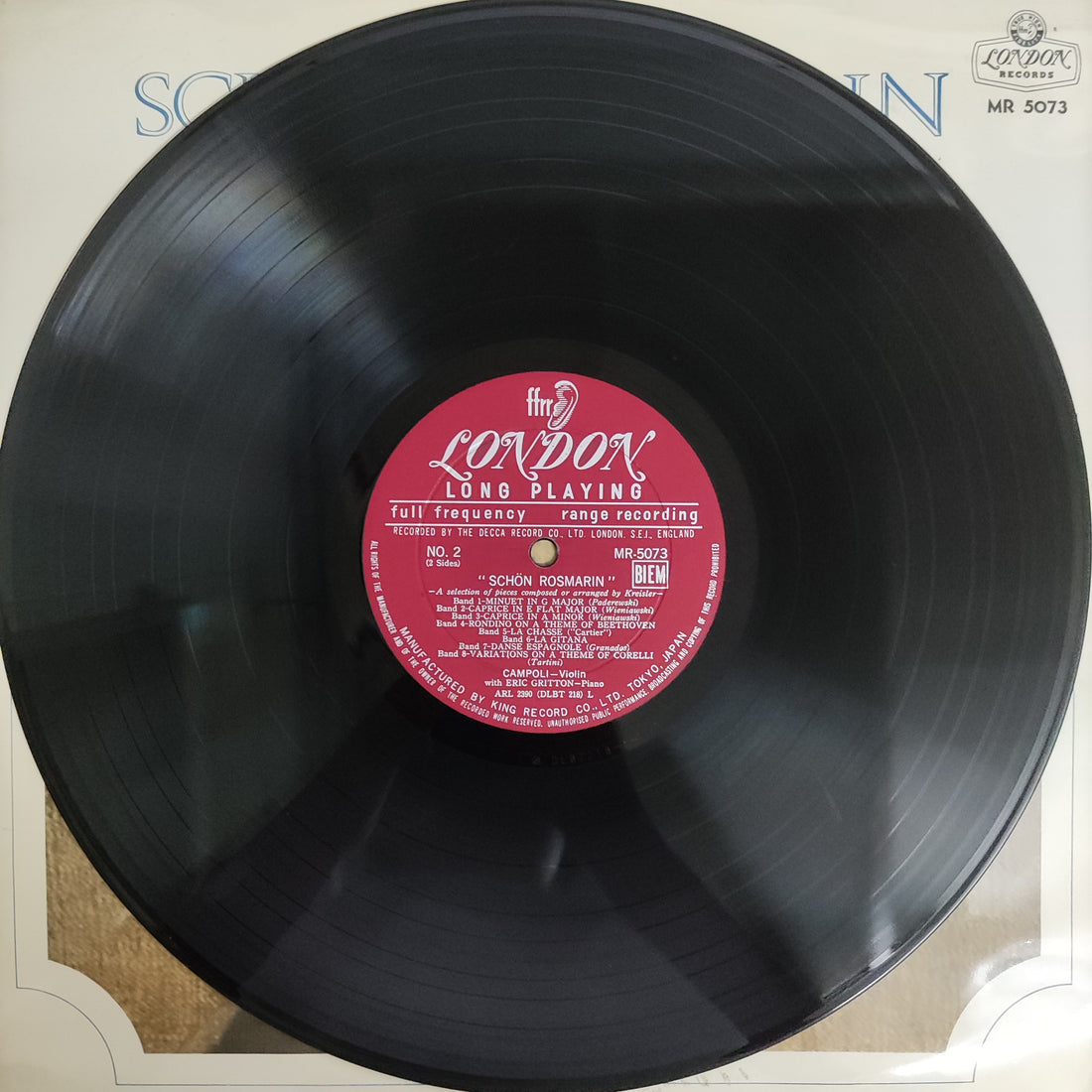 แผ่นเสียง Various - Schön Rosmarin A Selection Of Pieces Composed Of Arranged Vinyl VG+