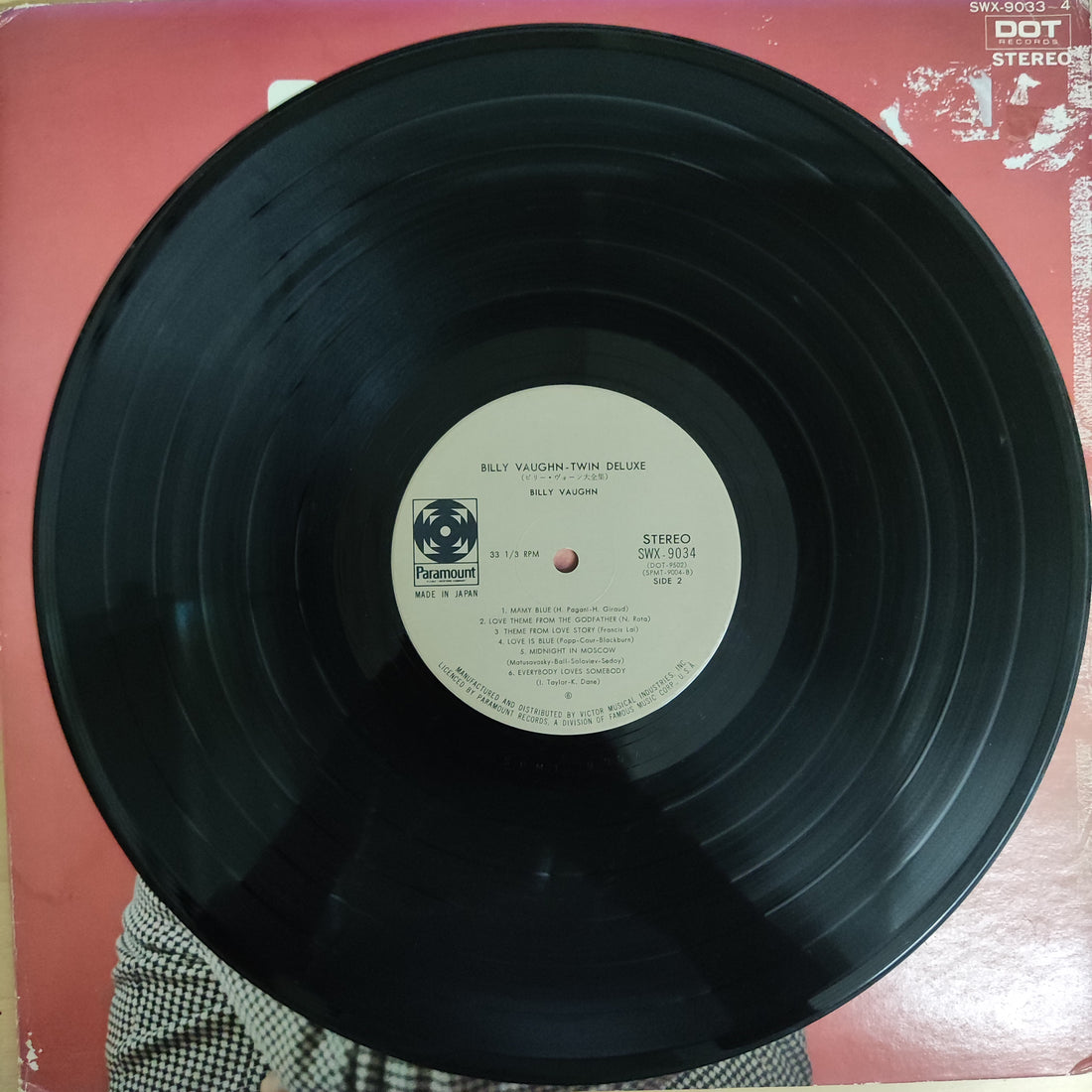 แผ่นเสียง Billy Vaughn - Twin Deluxe Vinyl VG+ 2LPs