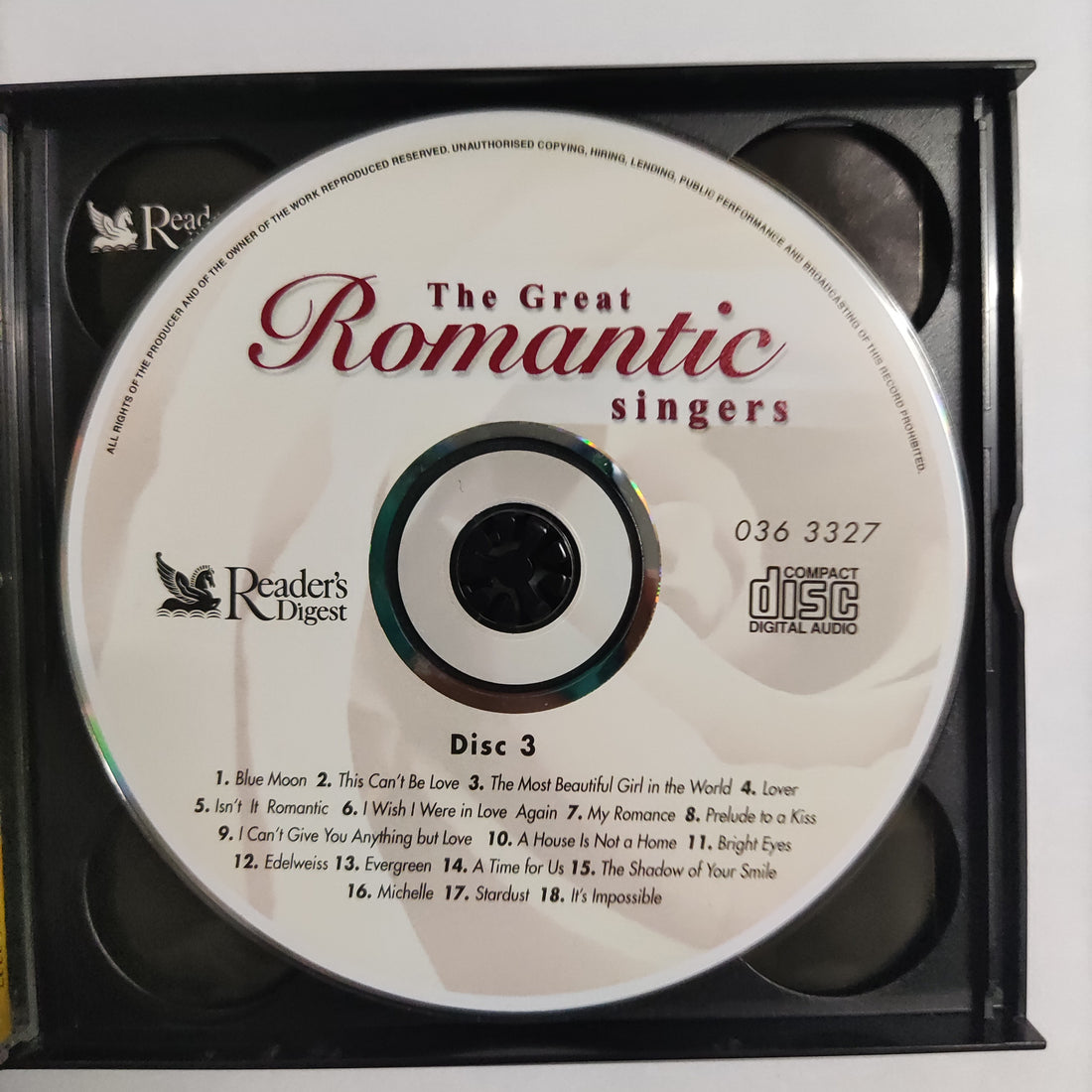 ซีดี Various - The Great Romantic Singers CD VG+ 5CDs