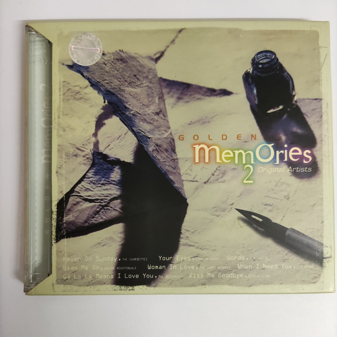 ซีดี Various - Golden Memóries Original Artists 2 CD NM 2CDs แผ่นทอง