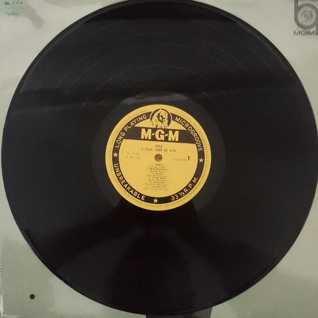 แผ่นเสียง Mina - Renato Vinyl VG+