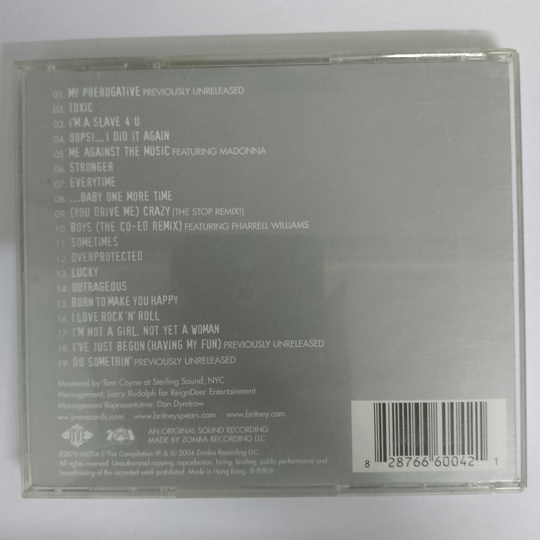 ซีดี Britney Spears - Greatest Hits: My Prerogative CD VG+